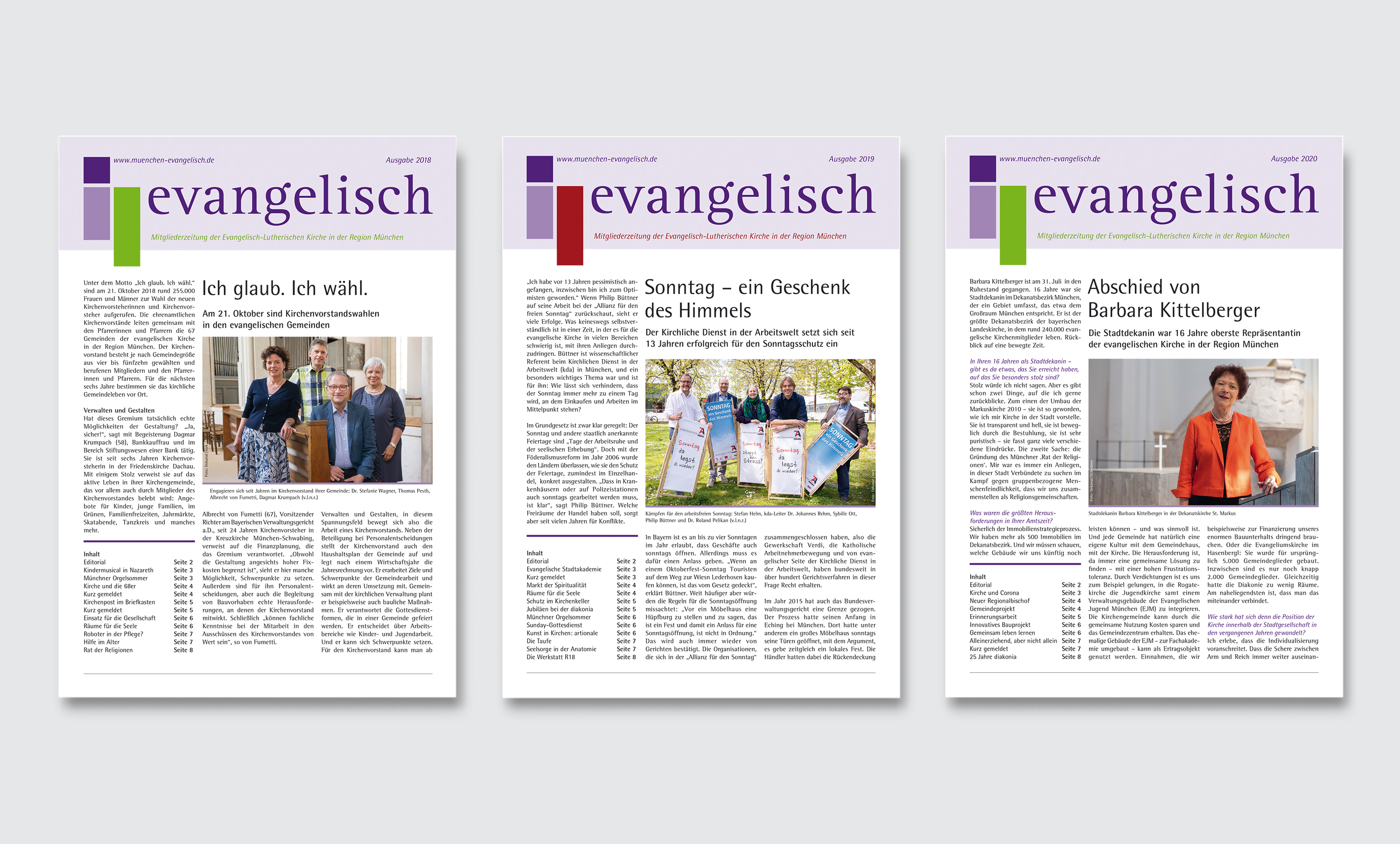 Evang.-Luth. Dekanat München, Mitgliederzeitung